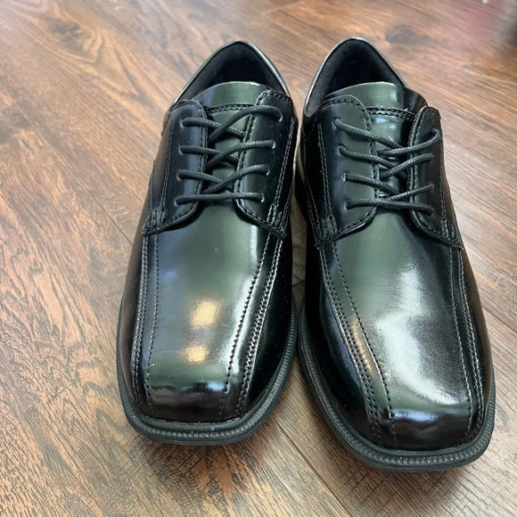 Nunn Bush Kore—Leather Oxford Black Lace Up Men’s Size 9 - Picture 3 of 11